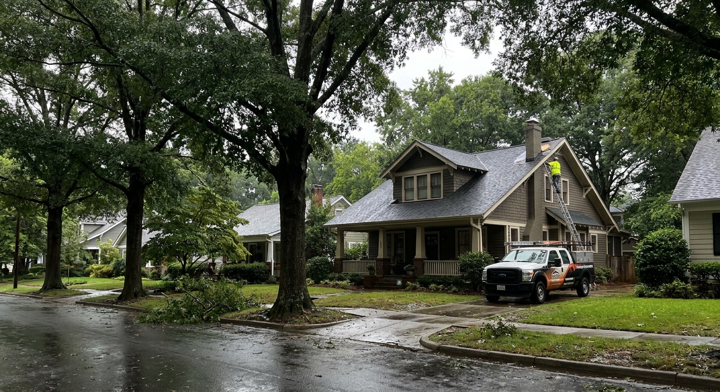 Charlotte roof inspection and maintenance before summer storm season