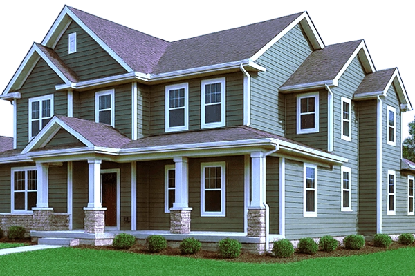 Greenleaf Building Group transforms front yard views with expert siding and door installation.